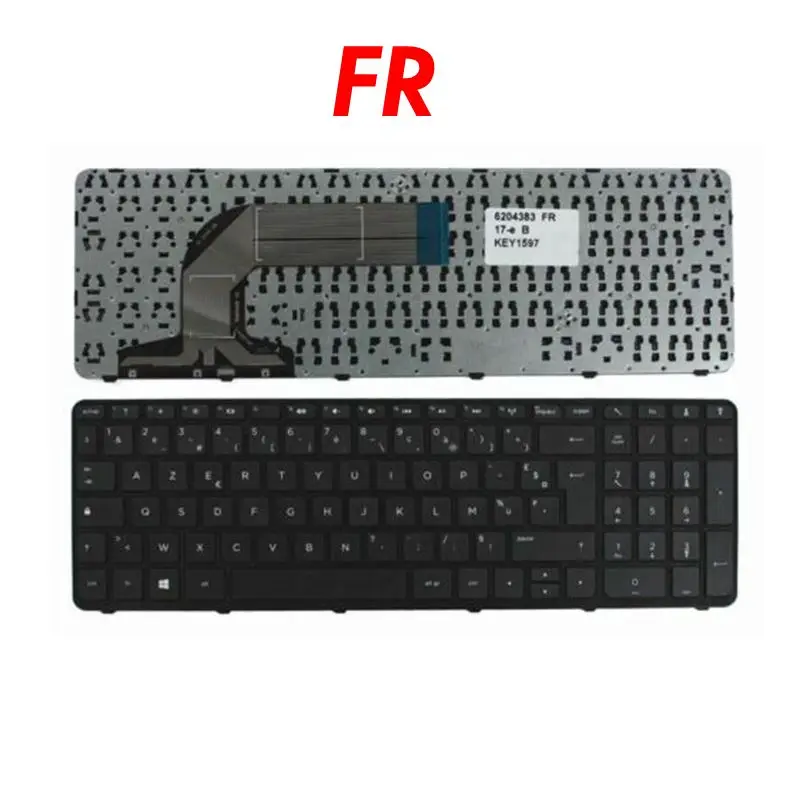 Французская клавиатура azerty для hp Pavilion 17 17E 17-e000 17-e100 17z-e000 17-e014nr 17-e016dx 17-e017cl 17-e017dx 17Z-E 17-N 17N FR