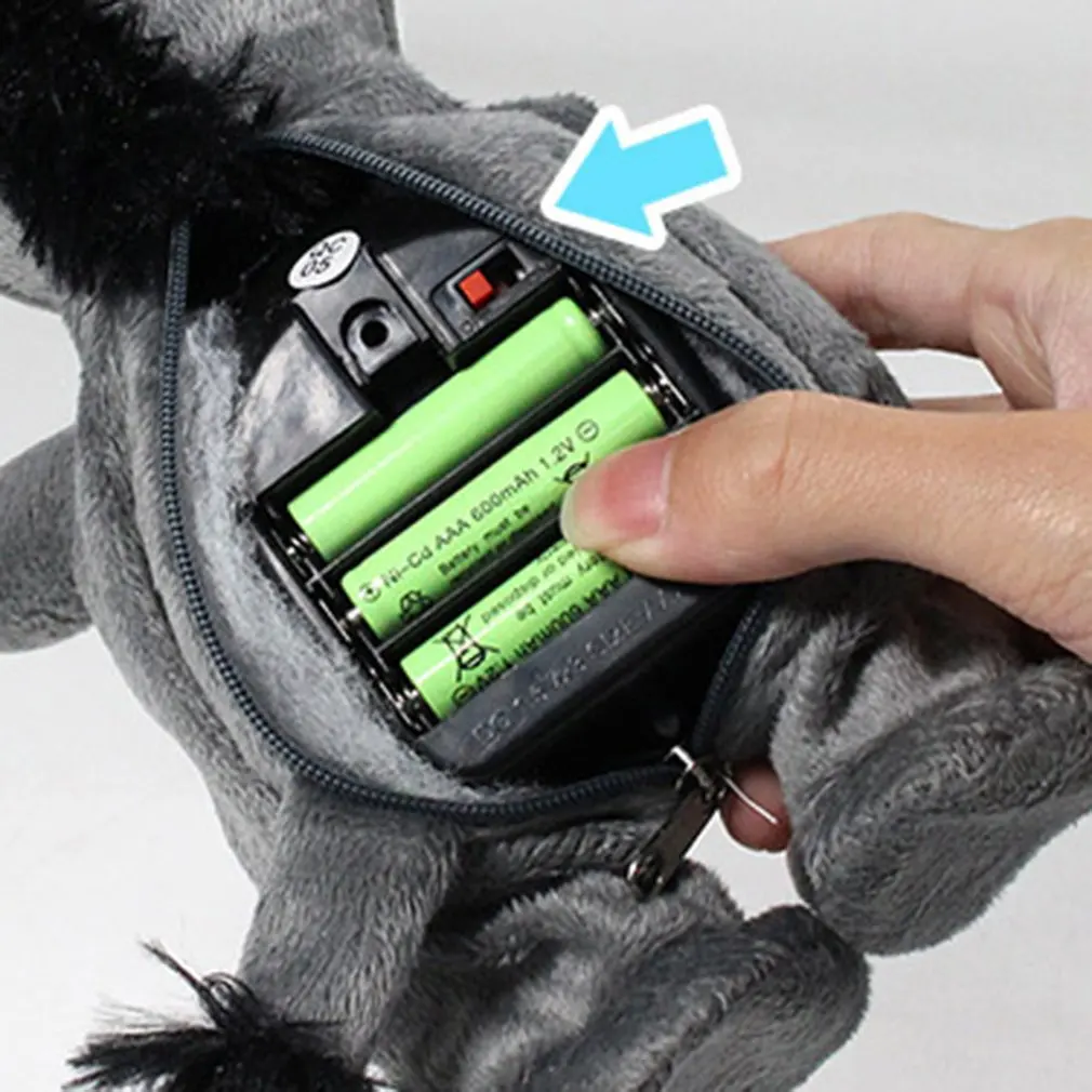 Электронная Интерактивная игрушка милый Электрический голосовой записывающий Ослик движущаяся говорящая и ходячая игрушка "осел" подарок на день рождения для детей