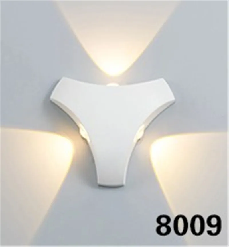 Уличный настенный светильник светодиодный светильник водонепроницаемый IP65 Настенный светильник алюминиевый светодиодный настенный светильник теплый белый Настенный бра светильник для крыльца