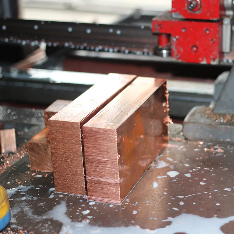 

1PCS CA006 Copper Row 5mm*40mm*100mm Copper Stick Sell at a Loss T2 Copper Bar Copper Billet TMY Copper Block