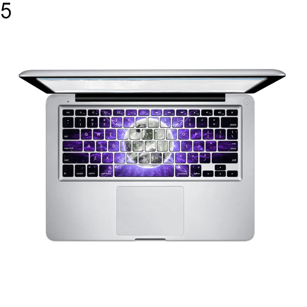 Galaxy color Planet Клавиатура Наклейка чехол для MacBook 12/13 дюймов 15 дюймов retina Европа - Цвет: 5 for 13 inch Retina