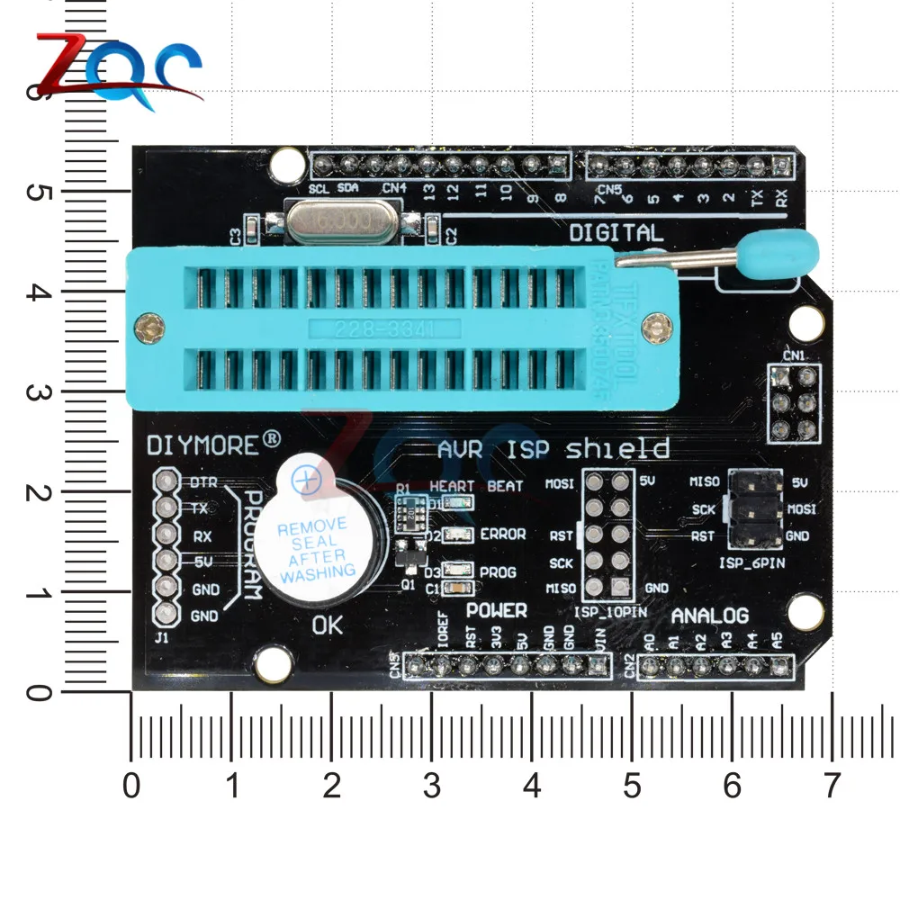 AVR ISP щит горения загрузчик программист Atmega328P модуль загрузчика с зуммер Светодиодный индикатор для Arduino UNO R3 SPI AVR