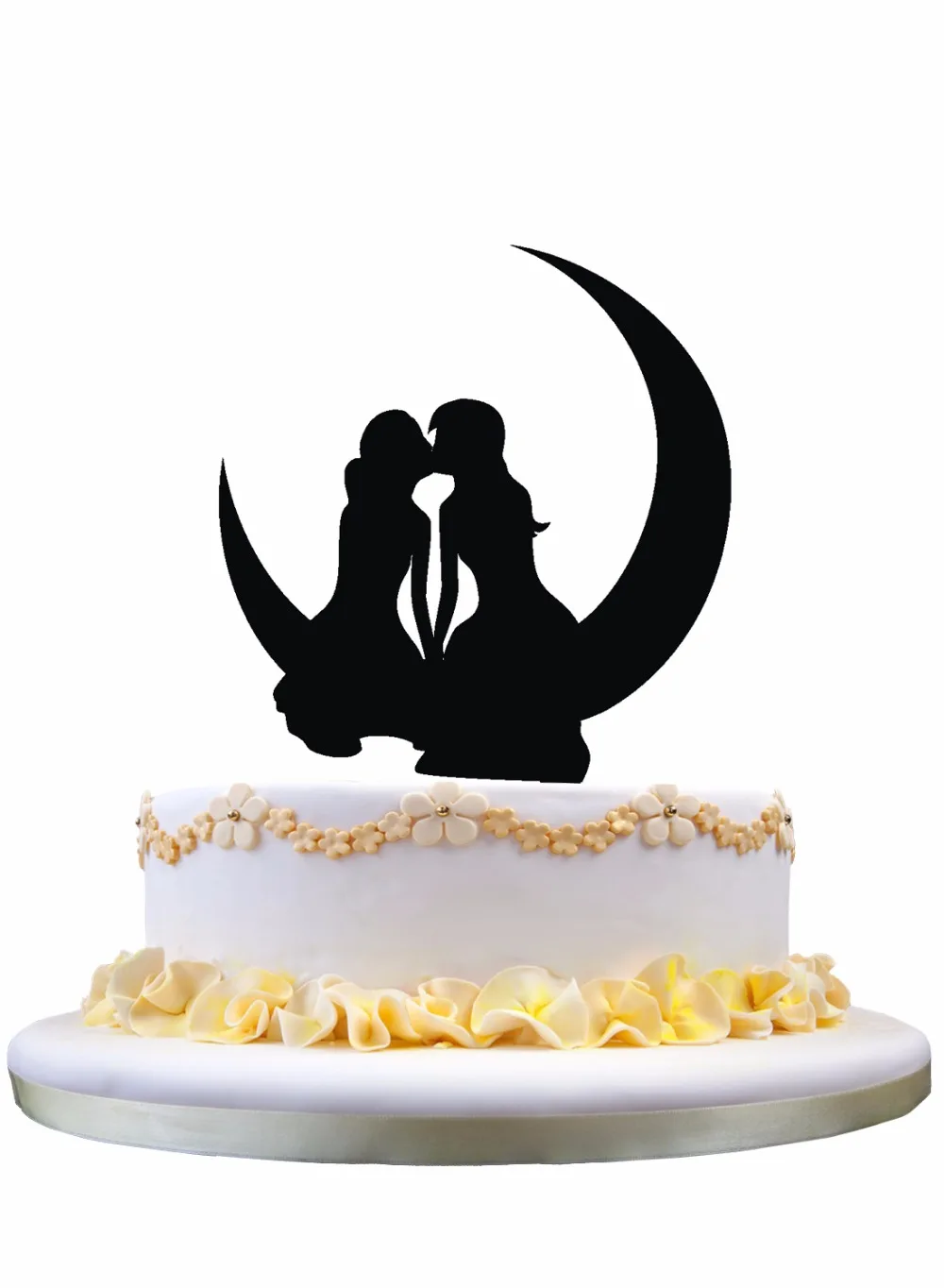 Funny lesbian cake topper