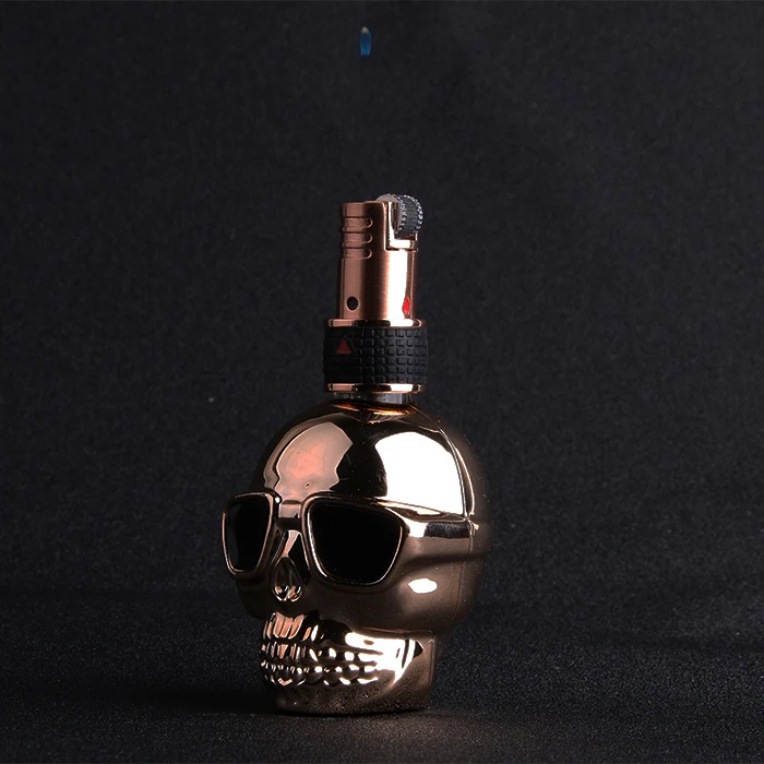 

10pcs Creative New Butane gas windproof lighter with box gadgets for men 3 color select high quality plasma lighter isqueiro