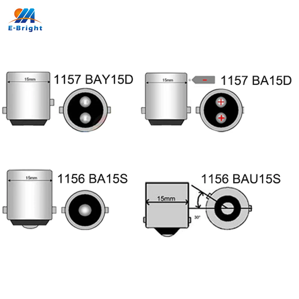 300 шт. S25 22 SMD 1156 BA15S p21w 1206 Авто включения подсветки 1157 P21/5 Вт BAY15D светодиодный авто