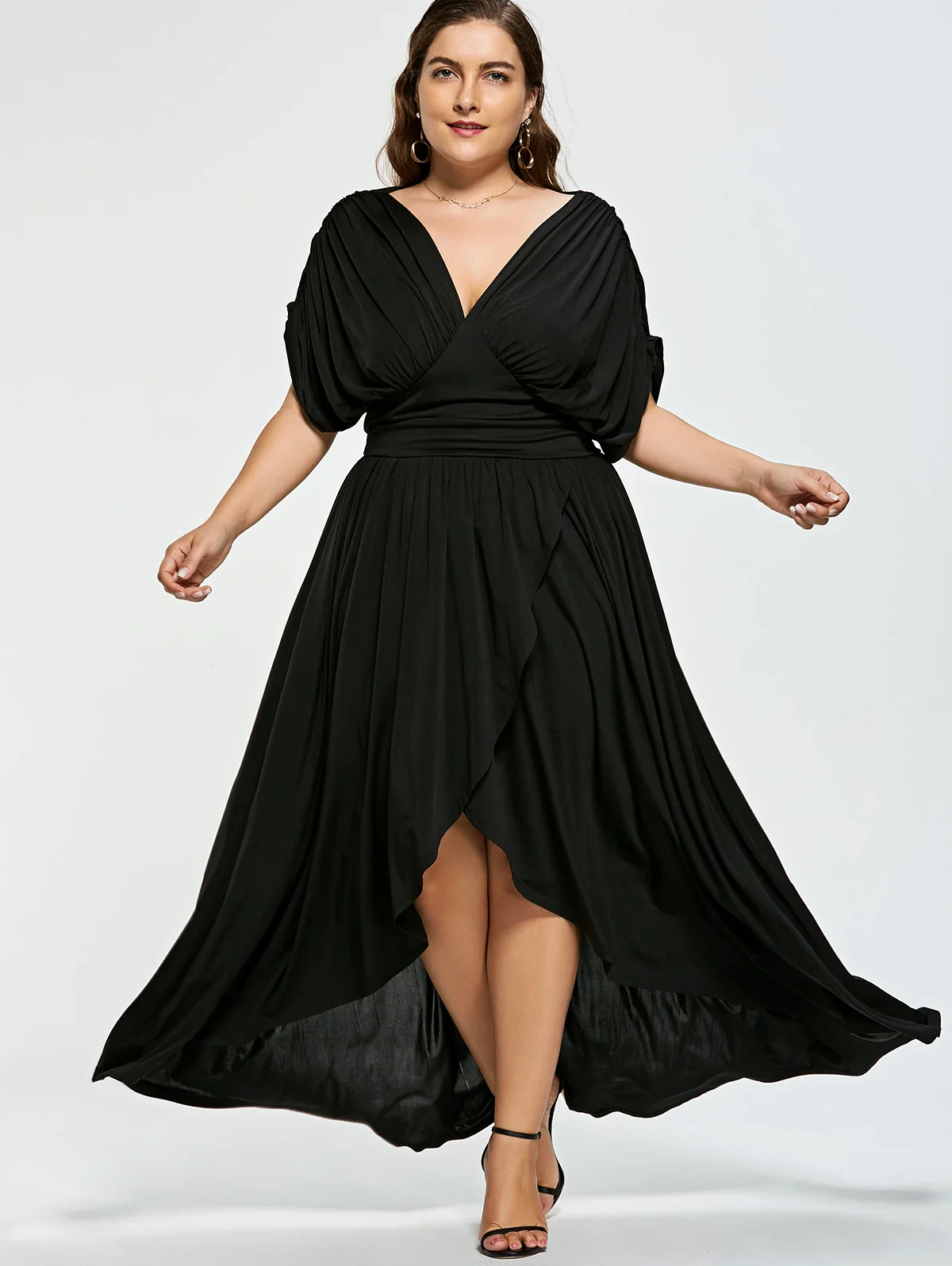 Aliexpress.com : Buy Gamiss Plus Size V Neck Women Summer Dress Short ...