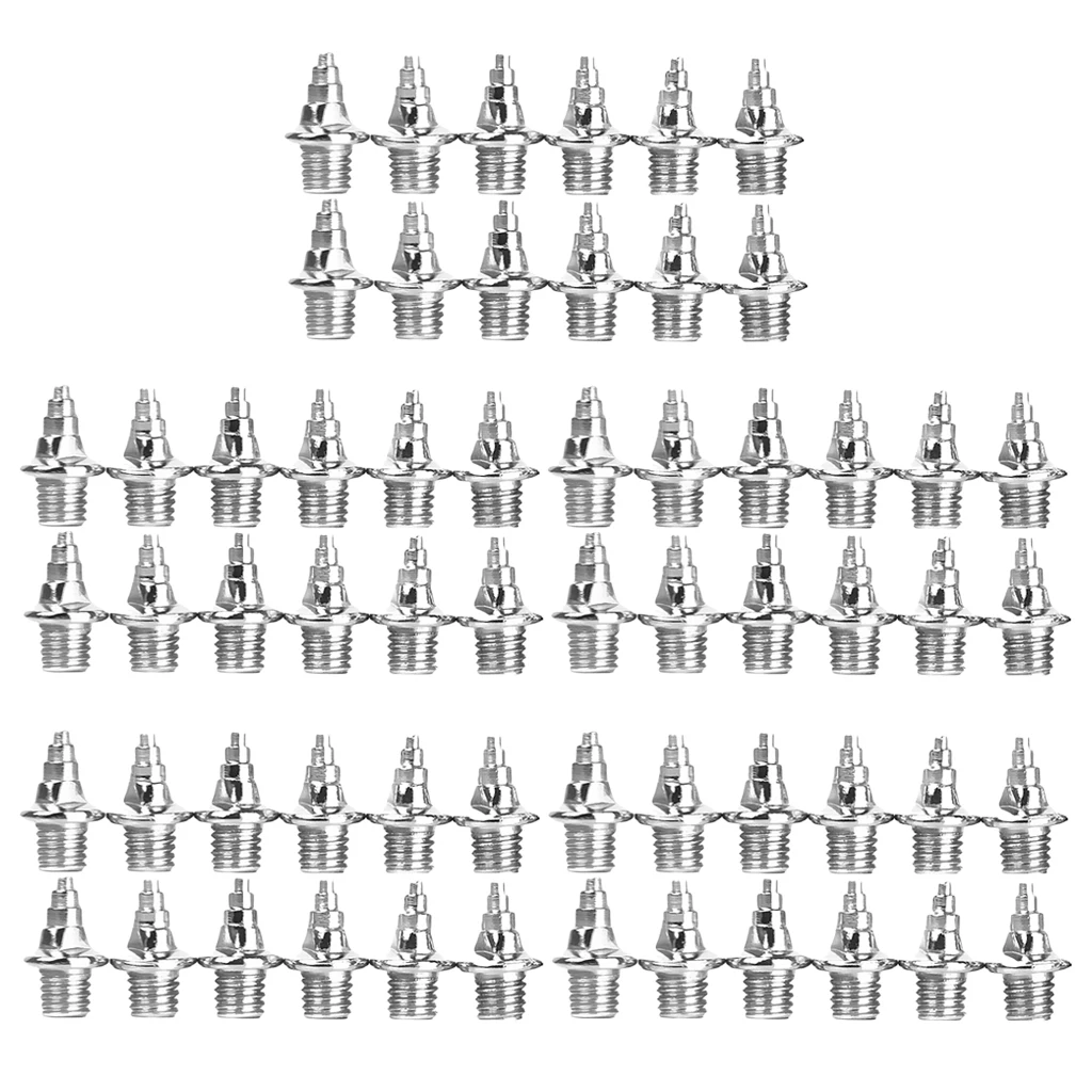 60 Pieces Replacement Track and Field Running Spikes Xmas Tree Spikes 8mm Steel Athletic Shoe Replacement Parts