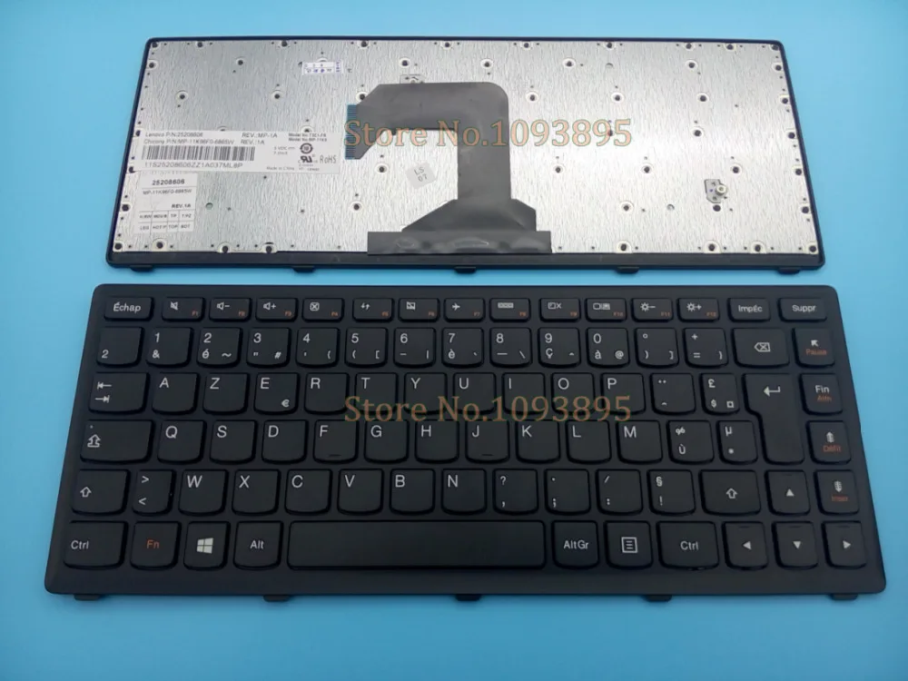 Новая Французская клавиатура 5 шт./лот для ноутбука Lenovo IdeaPad S300 S400 S400T S400u S405 |