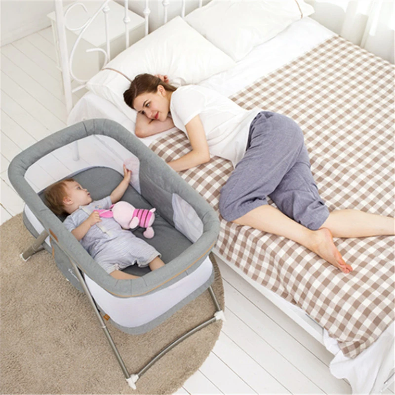folding baby crib portable