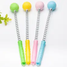 Massage Hammer Golf Ball Spring Elastic Silicone Non Slip Health Care Fatigue Relief Stress Relieve Neck Should Back Manual Mass