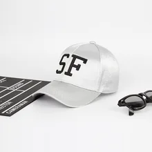 Женская белая бейсболка SF с буквенным принтом, шляпа для папы, новые летние шапочки с узором и amp, кепка для отдыха, Мужская кепка бейсболка gorras