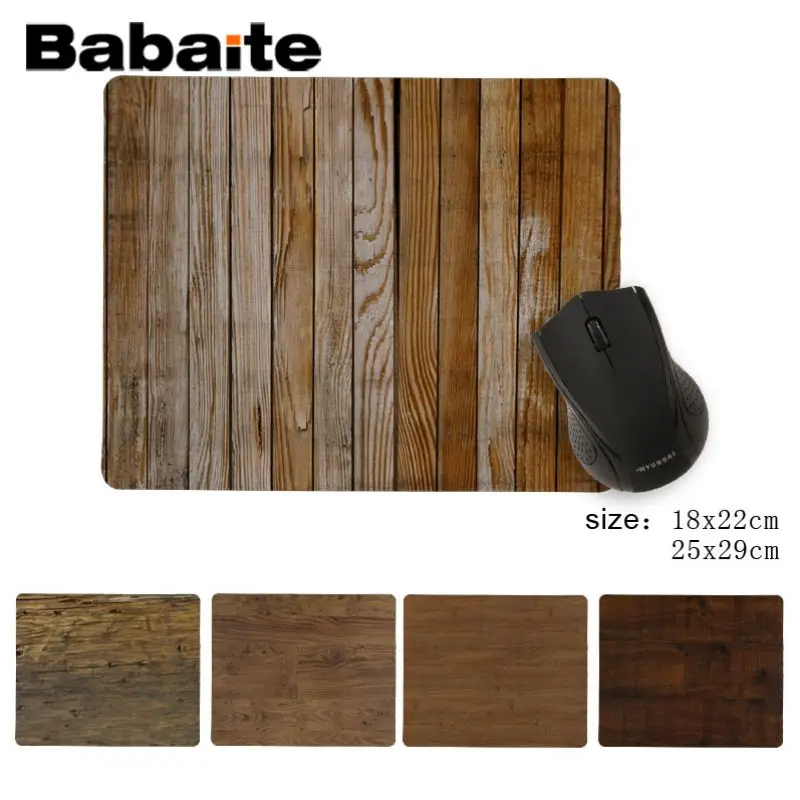 

Babaite Texture Wood Beautiful Anime Mouse Mat Fashion Computer Mousepad Gaming Mouse Mats