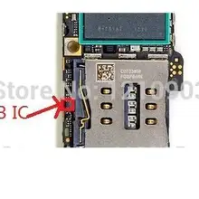 20 шт./лот для iphone 5 5G меню и Кнопка удержания питания домашняя интегральная микросхема управления кнопкой U3 6 pin IC чип