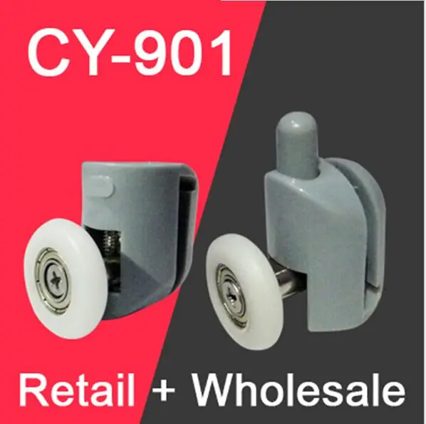 

free shipping 8 Shower door rollers runners wheels pulleys pulleys "Rolli"
