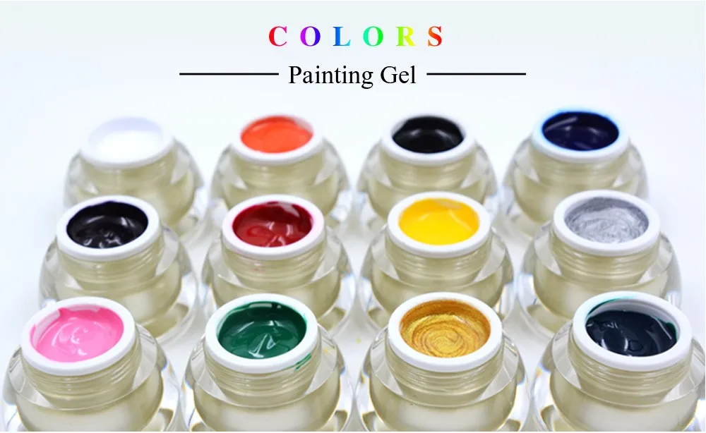 1 pcs Painting Gel Polish Pure Color