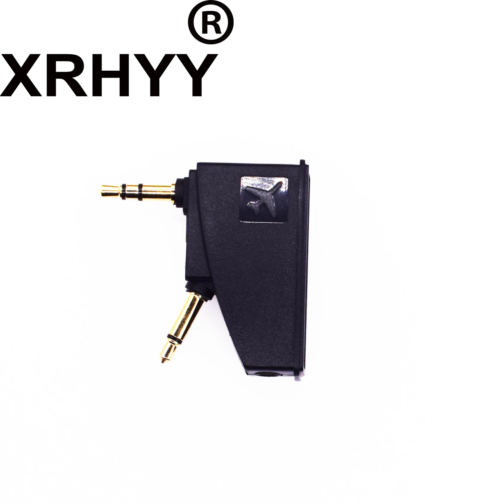 Airplane Airline Headphone Adapter for Bose Quiet Comfort QC15 QC25 QC35 and More Headphones Golden Plated 3.5mm