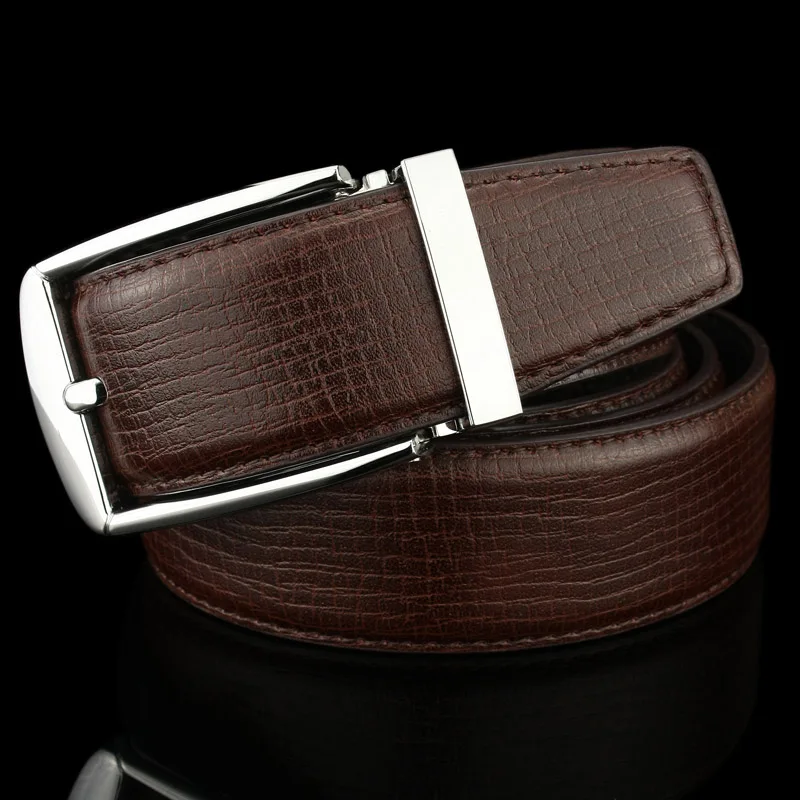 Formal Black Western style clothes designer belts for men pin buckle ...