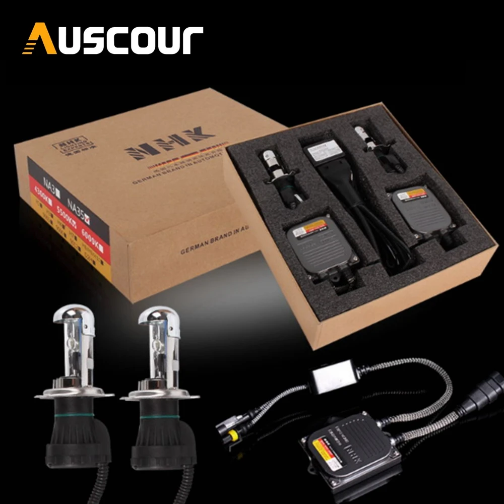 

2pcs AC 35W hid xenon bulb lamp car fast start headlamp headlight for NHK h1 h7 h11 h4 bixenon kit free shipping