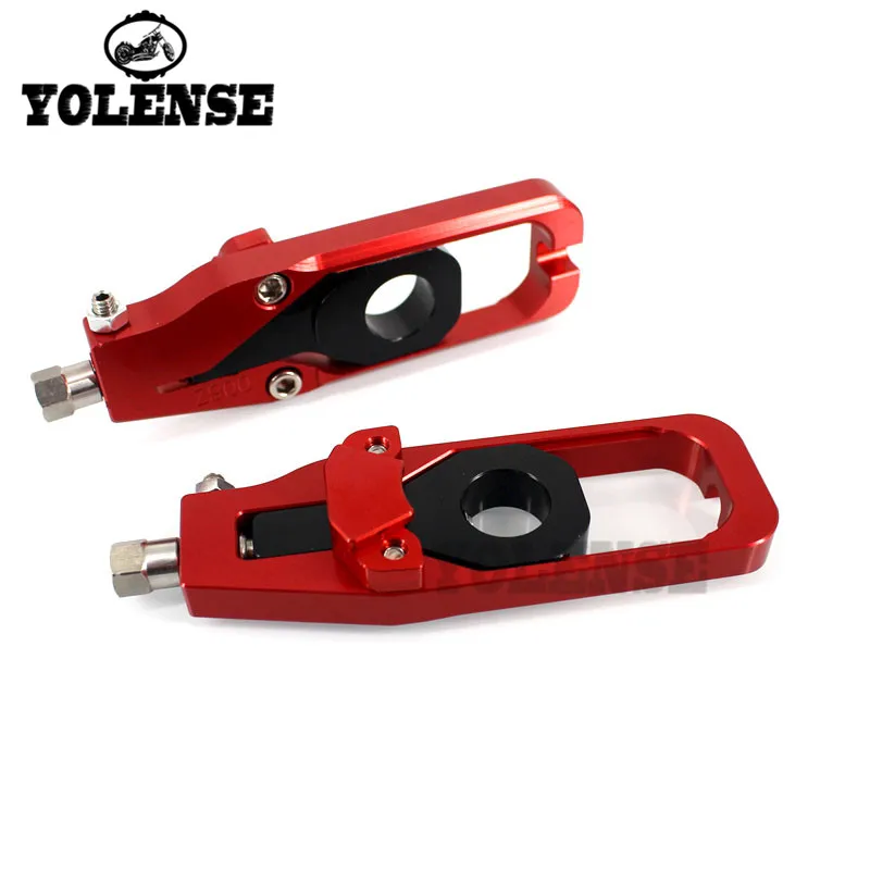 

For KAWASAKI Z900 Z 900 2017 Motorcycle Accessories Chain Adjuster Tensioner Catena Rear Axle Spindle chain Adjuster Parts