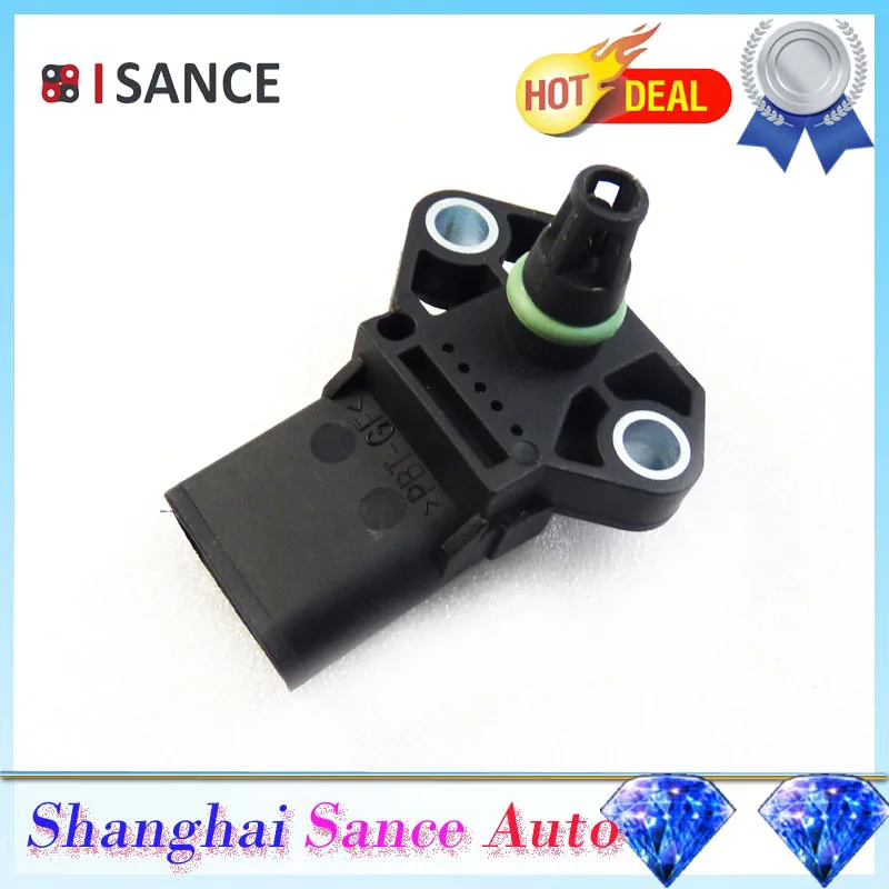 ISANCE Manifold Absolute Pressure MAP Sensor 0281002399 038906051B For VW Golf Passat Phaeton