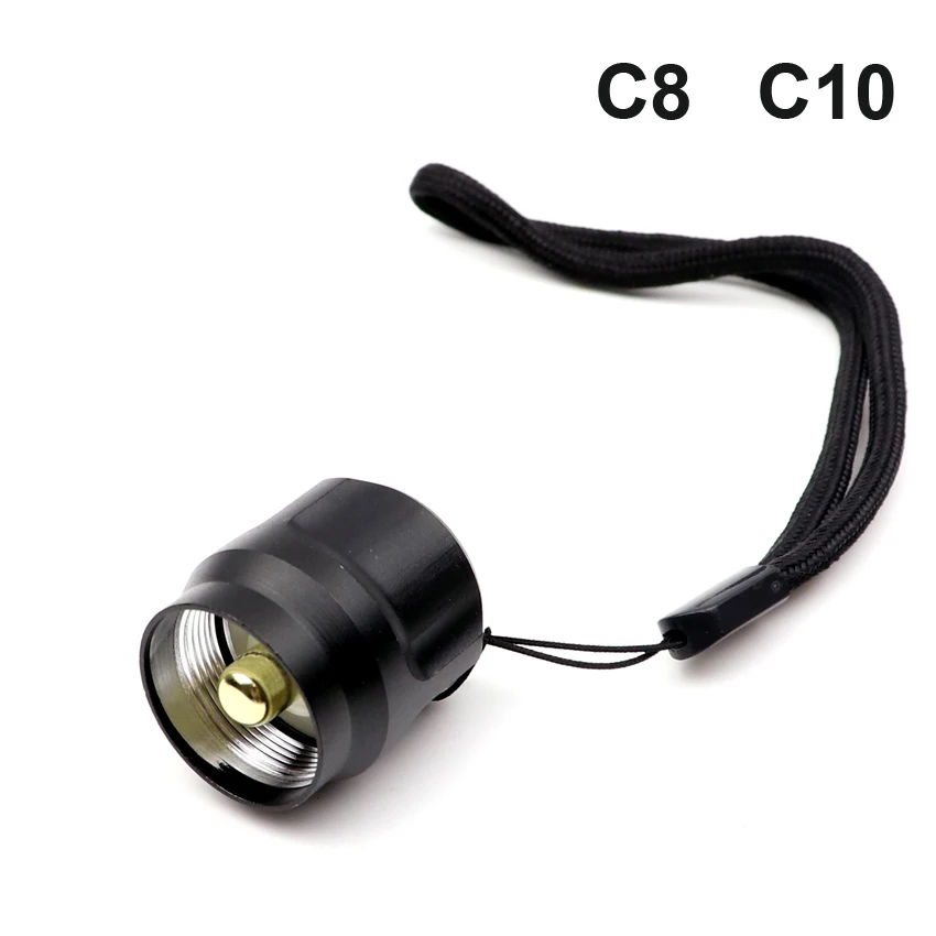 

1 Pieces C8 C10 LED Flashlight Torch Replacement Switch Assembly Tail Click clicky switch Accessories Set