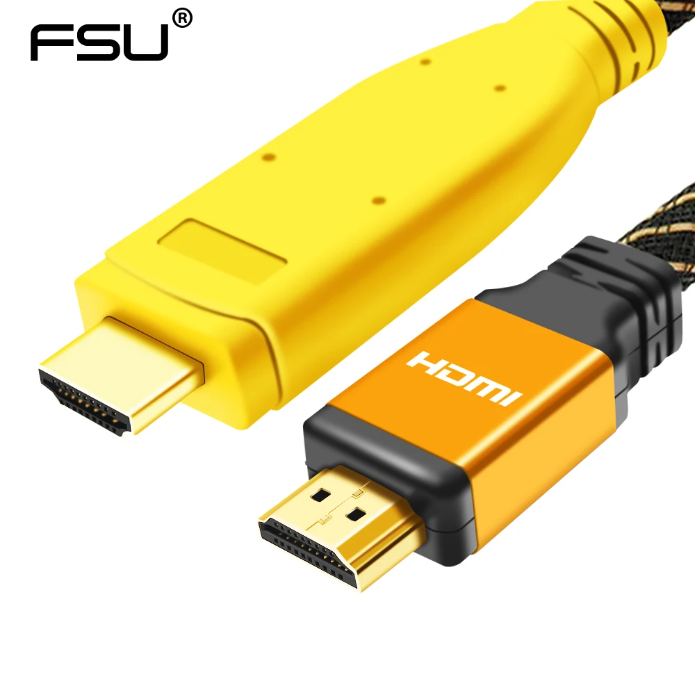 

Free Shipping Nylon Braided Gold Plated HDMI Cable Male to Male Built-in IC V1.4 1080P 3D HDTV 25M 30M 35M 40M 45M 50M 60M 70M