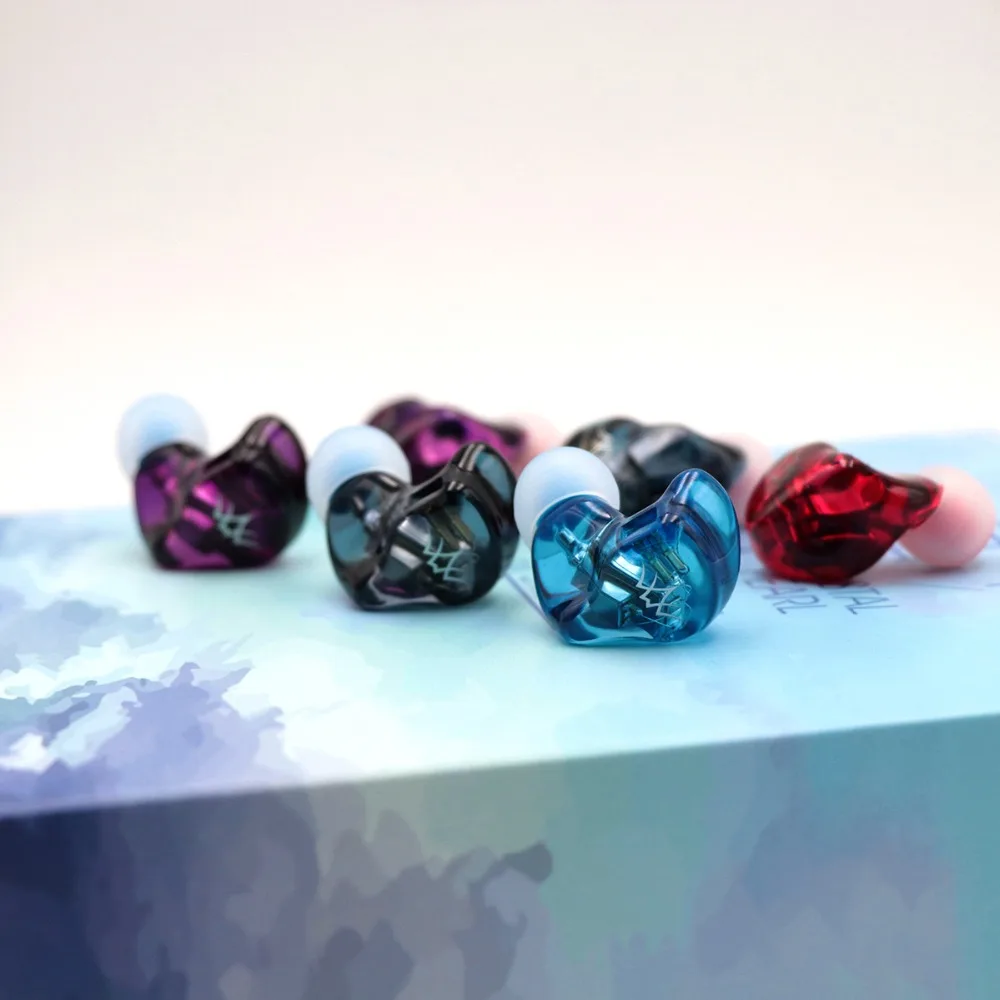 Fearless Audio Crystal Pearl 2BA Knowles Drivers In Ear Earphones HiFi Audiophile Monitor With 0 78mm 2Pin Detachable Cable