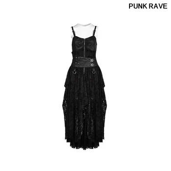 

Elastic Adjust Length Woven Fabrics Lace Waist Belt Loop dresses Steampunk Decadent Ballroom Dance Dress PUNK RAVE WQ-345LQF