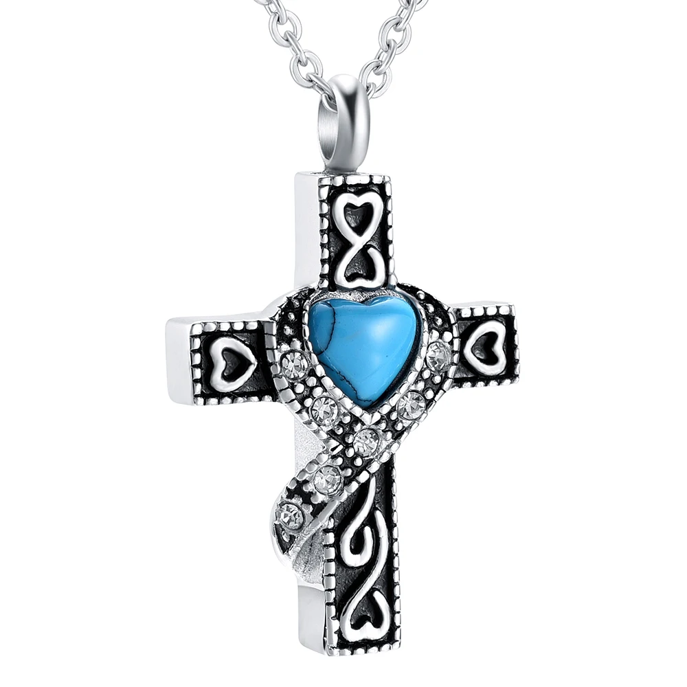 IJD7788 High Quality Cross Stainless Steel Cremation Jewelry Pendants
