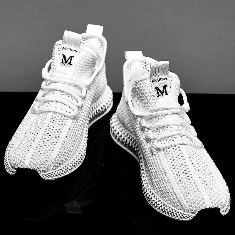 

Summer new Korean version of the trend running shoes wild white shoes breathable mesh surface tide shoes
