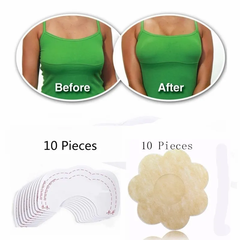 Buy 10 PCS Invisible Strapless Backless Bra Pad