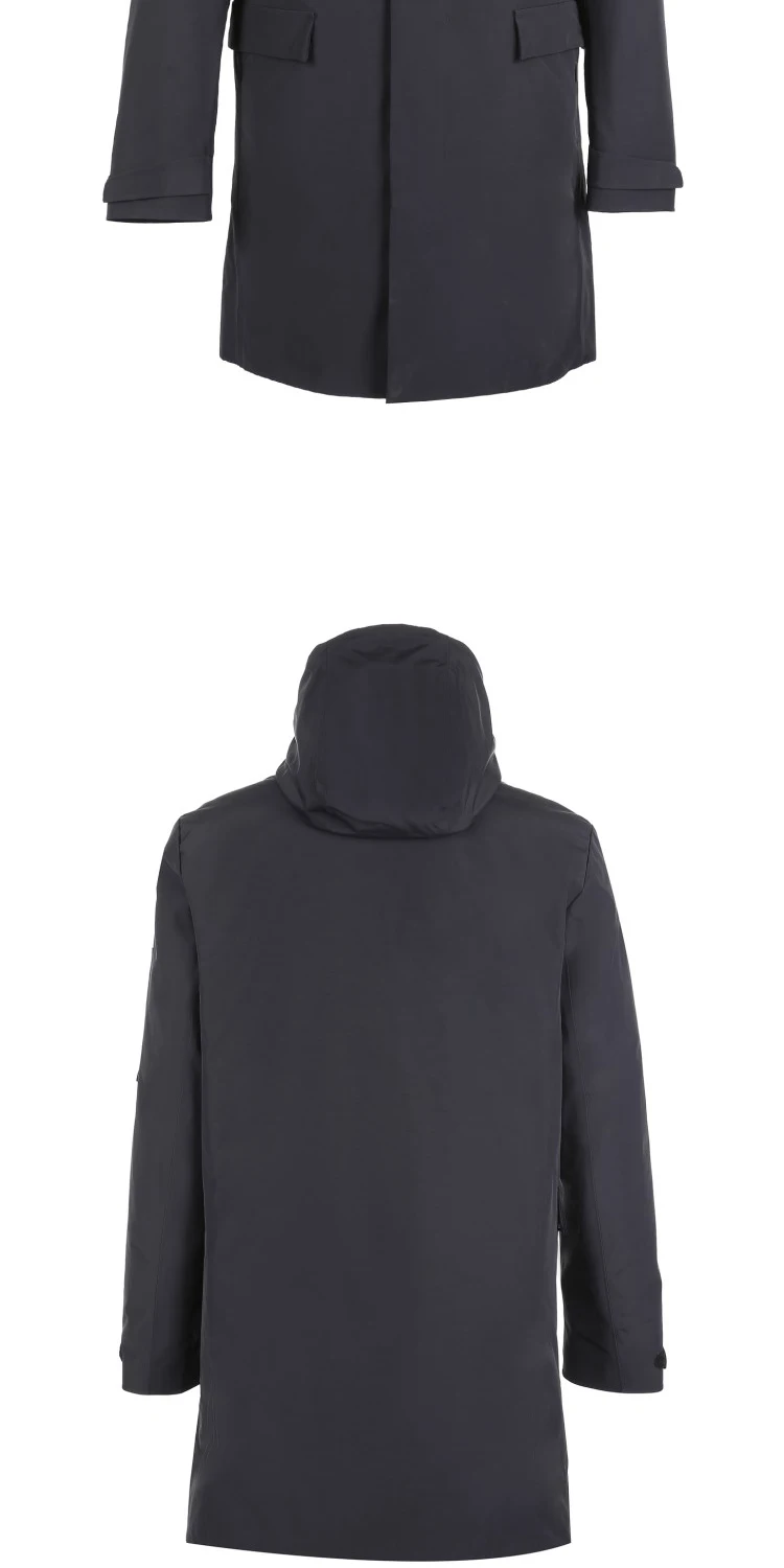 JackJones мужской длинный пуховик с капюшоном, парка, пальто, теплая повседневная мужская одежда 218312503