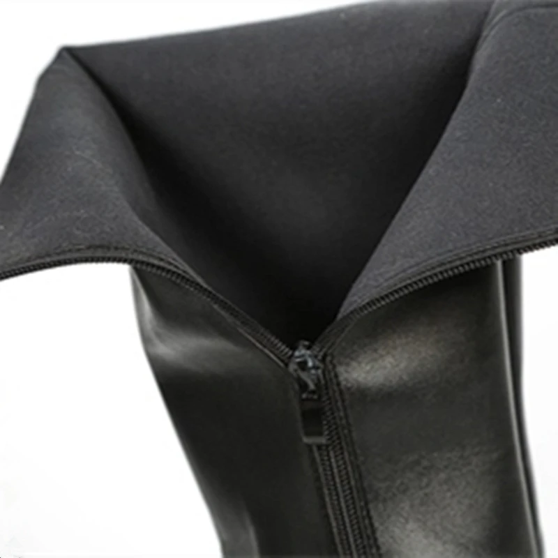 Spring Autumn Men Equestrian Boots Outdoor Military Boots Male Long Leather boots Mid-calf Riding Boots 02C