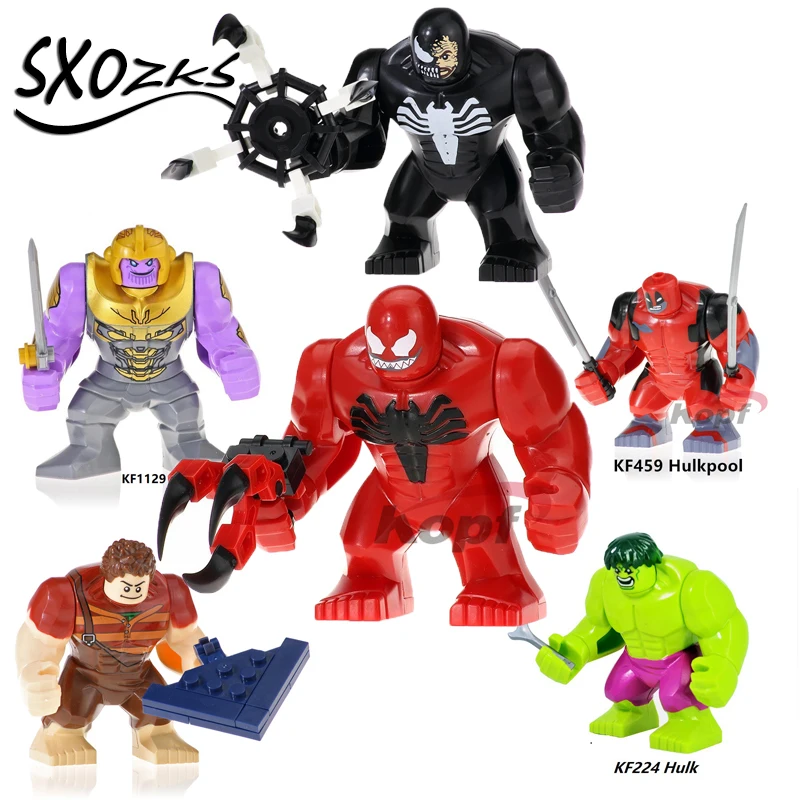 

Single sale Building Blocks toys Hulk pool Venom toxin Children's educational building blocks toy Bricks Ninjagoed JM-38