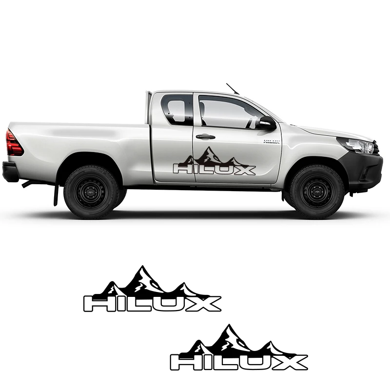 Toyota Hilux Car Truck Parts 2x Side Body Decal Vinyl Graphics