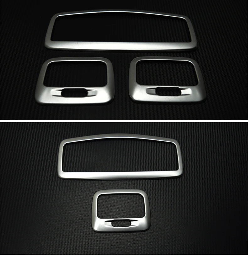 Для Mitsubishi ASX 2013- АБС хромированная Защитная панель для крыши Купол Чтение светильник абажур для лампы с металлическим каркаксом заднего хода лампа для чтения, рамка аксессуары
