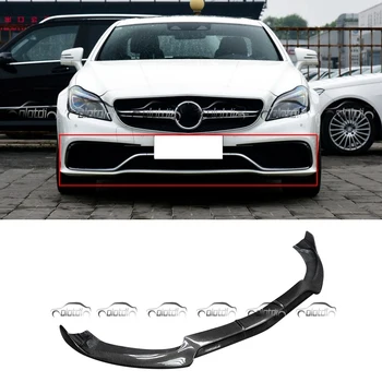 

For Mercedes Benz W218 CLS 63 CLS63 Only B Style Car Styling Carbon Fiber Front Lip Bumper Spoiler