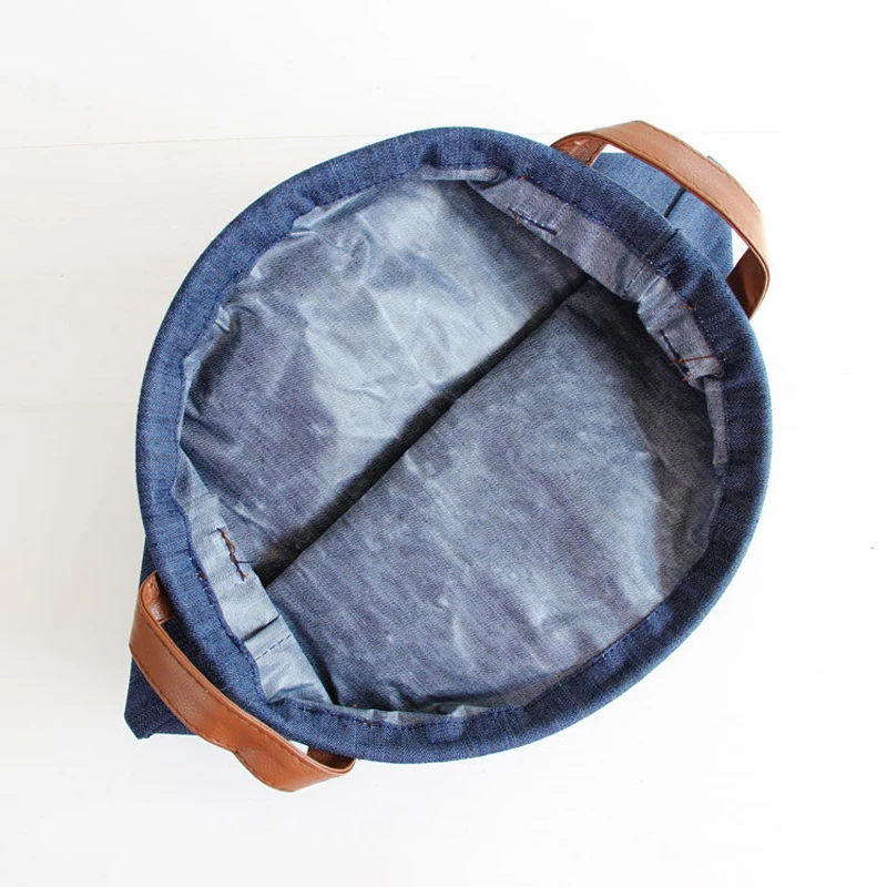 Темно-синяя ковбойская складная корзина для белья контейнер для хранения грязной одежды Органайзер держатель для игрушки Бюстгальтер Носок ведро для хранения S/L Размер