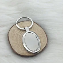 100 шт. Дизайн пользовательские овальные фото брелок Свадебные DIY пользу