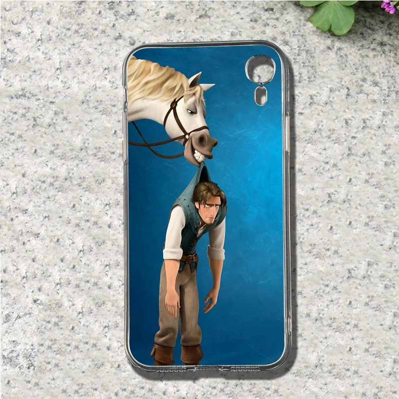 Tangled Рапунцель Хамелеон Мягкий ТПУ чехол для мобильного телефона Iphone 4 4S 5 5S SE 5C 6 S 7