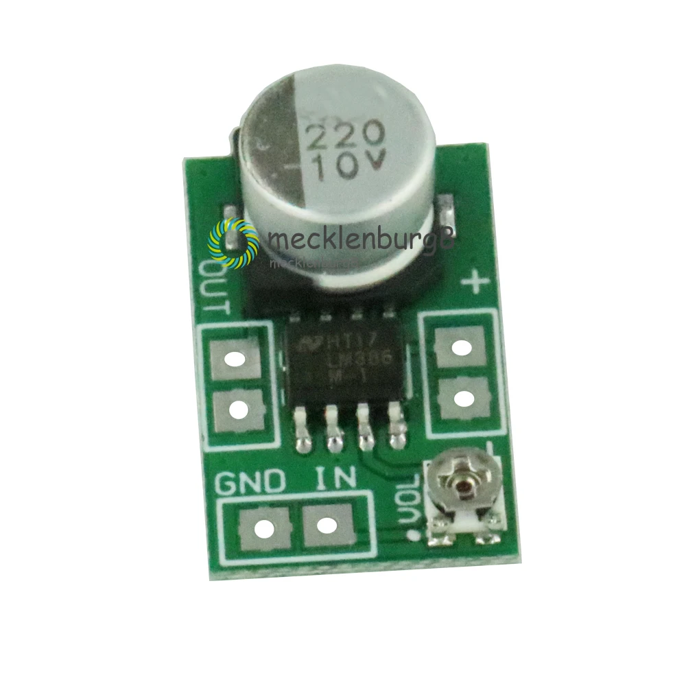 

DC 3 ~ 12 V 5 V Adjustable Mini LM386 Audio Power Amplifiers Home Board Micro AMP Module Max 750 MW High Efficiency New Arrival
