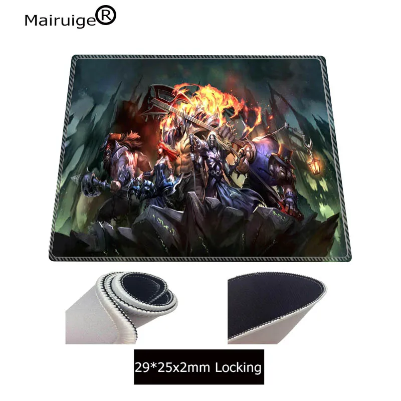 Mairuige league of legends Large Lock Edge Mouse Pad Computer Gaming MousePads Laptop Gaming Mice P