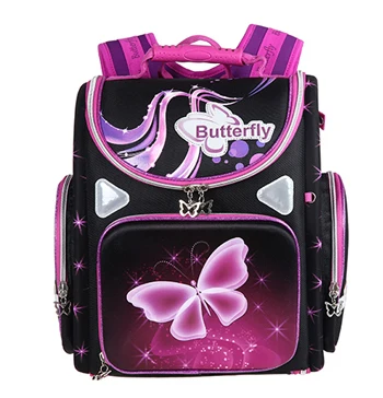 Высококачественный Детский рюкзак бабочка Монстр Хай палне EVA сложенный ортопедический школьный рюкзак для мальчиков и девочек - Цвет: 1