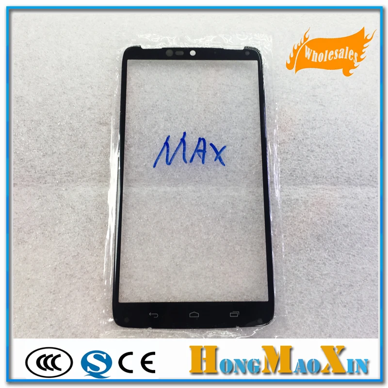 5 шт. для Moto Max LCD Внешний передний стеклянный объектив Motorola Droid Turbo XT1254 XT1225