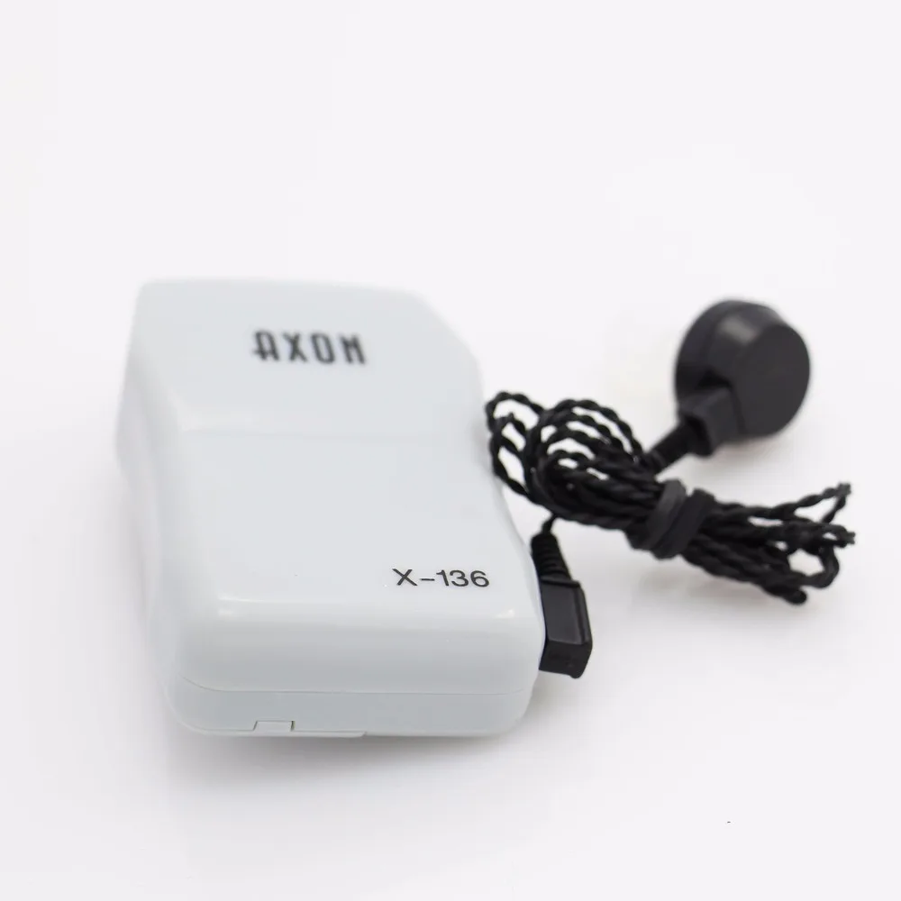 

AXON X-136 High Power Wired Box Mini Hearing Aid Best Sound Amplifier Receiver Amplificador Hearing Device Deaf Aid