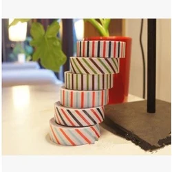 2Pcs New Cute England Style Cartoon Multifunction Vertical Stripes Twill Fabric Tape Diy Decorative Stickers Tapes 2Pcs New Cute England Style Cartoon Multifunction Vertical Stripes Twill Fabric Tape Diy Decorative Stickers Tapes