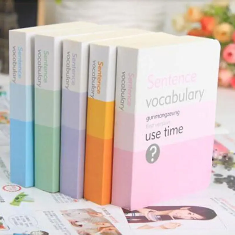 Korean Style Stationery Cute Portable English Words With The Book Review Learning English Small Helper Creative Portable Notes P Korean Style Stationery Cute Portable English Words With The Book Review Learning English Small Helper Creative Portable Notes P