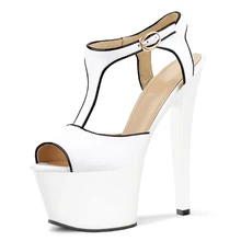 Новинка года; туфли на высоком каблуке 17 см и модельные туфли; танцевальные туфли на каблуке для сцены