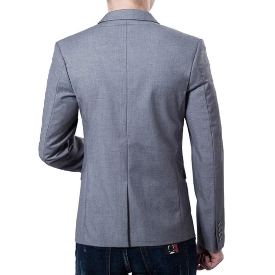 Мужской весенне-осенний приталенный мужской костюм куртка пальто 5XL 6XL повседневный костюм верхняя одежда серый синий; Мужское пальто; Блейзер домашний