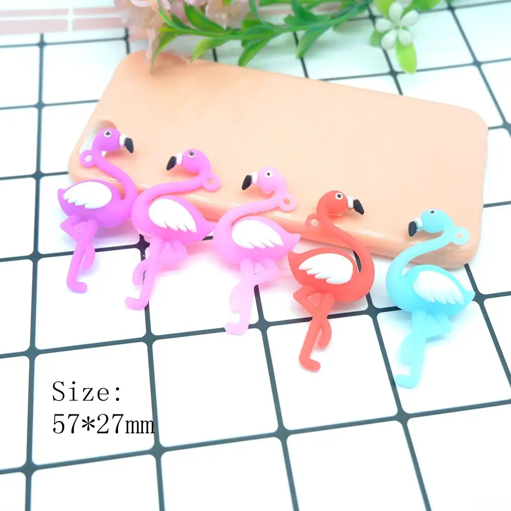 

Kawaii Flamingo Charms Pendants for DIY decoration bracelets necklace earring key chain Jewelry Making